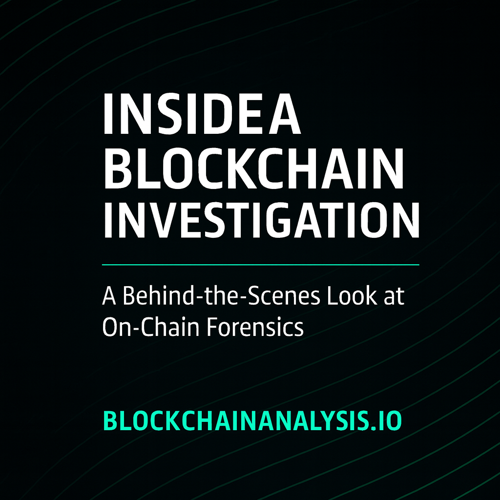 Inside a Blockchain Investigation: What Really Happens Behind the Screens